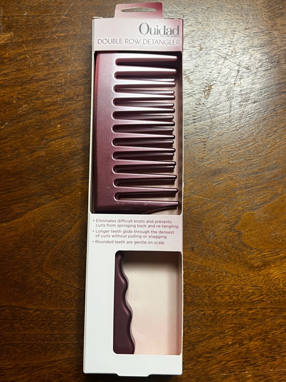 NWT Ouidad Double Row Detangler Comb - Picture 2 of 3